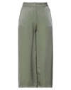 Liu •jo Cropped Pants In Green