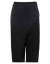 Ann Demeulemeester Woman Shorts & Bermuda Shorts Black Size 6 Acetate, Rayon In Black