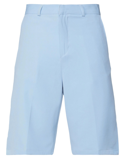The Future Man Shorts & Bermuda Shorts Sky Blue Size L Polyester