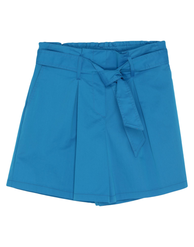 Kaos Jeans Woman Shorts & Bermuda Shorts Azure Size 2 Cotton, Polyamide, Elastane In Blue