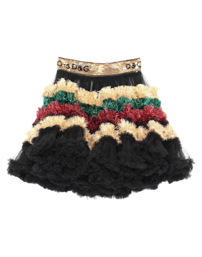 Dolce & Gabbana Mini Skirts In Black