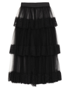 Dolce & Gabbana Midi Skirts In Black