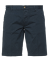 Blauer . Man Shorts & Bermuda Shorts Midnight Blue Size 34 Cotton, Elastane