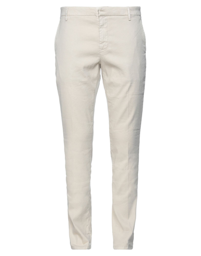 DONDUP DONDUP MAN PANTS BEIGE SIZE 34 LINEN, LYOCELL, ELASTANE,13649579GF 5