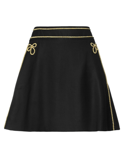 Moschino Mini Skirts In Black