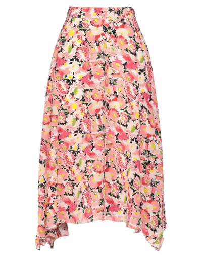 Stella Mccartney Midi Skirts In Pink