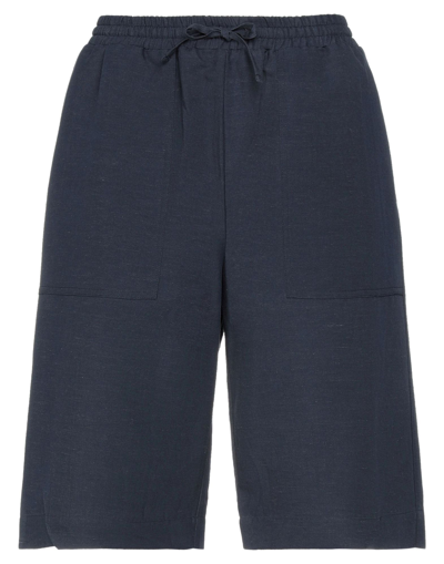 Roberto Collina Shorts & Bermuda Shorts In Dark Blue
