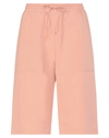 Roberto Collina Woman Shorts & Bermuda Shorts Blush Size S Viscose, Linen In Pink