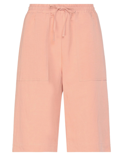 Roberto Collina Woman Shorts & Bermuda Shorts Blush Size S Viscose, Linen In Pink