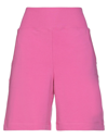 Alberta Ferretti Woman Shorts & Bermuda Shorts Fuchsia Size 6 Cotton, Elastane In Pink