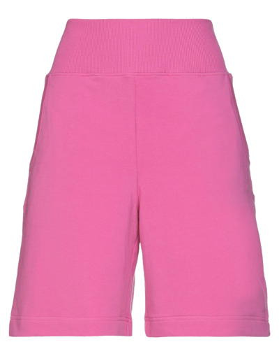 Alberta Ferretti Woman Shorts & Bermuda Shorts Fuchsia Size 6 Cotton, Elastane In Pink