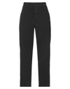 Department 5 Woman Pants Black Size 28 Cotton, Elastane