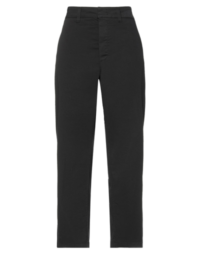 Department Five Department 5 Woman Pants Black Size 28 Cotton, Elastane In Black