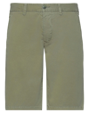 Blauer Man Shorts & Bermuda Shorts Yellow Size 32 Cotton, Elastane