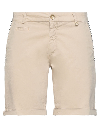 Mason's Woman Shorts & Bermuda Shorts Beige Size 4 Cotton, Elastane