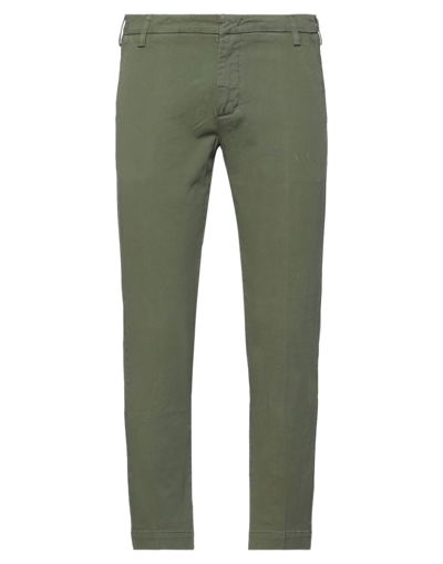 Entre Amis Man Pants Military Green Size 31 Cotton, Elastane