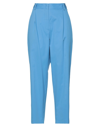 Merci .., Woman Pants Azure Size 8 Cotton, Elastane In Blue