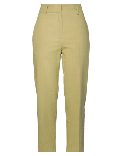 Ottod'ame Woman Pants Ocher Size 2 Cotton In Yellow