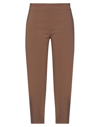 Avenue Montaigne Cropped Pants In Brown