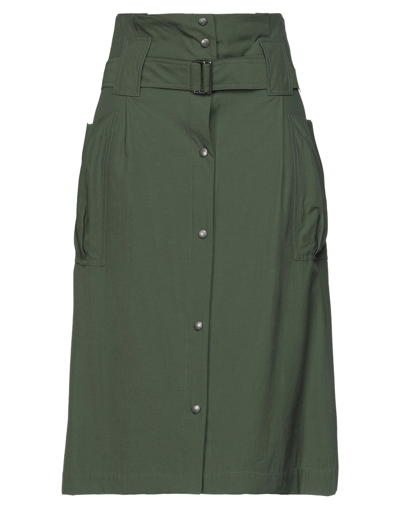 Kenzo Midi Skirts In Green