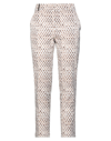 Peserico Woman Pants White Size 14 Cotton, Elastane In Multi