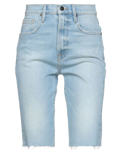 Frame Denim Shorts In Light Denim