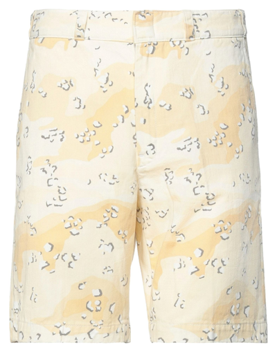 Mauro Grifoni Grifoni Man Shorts & Bermuda Shorts Light Yellow Size 34 Cotton