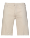 The Future Man Shorts & Bermuda Shorts Sand Size S Cotton In Beige