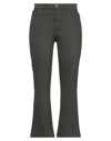 Manila Grace Pants In Military Green