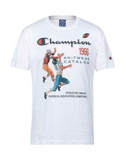 Champion T-shirts In White