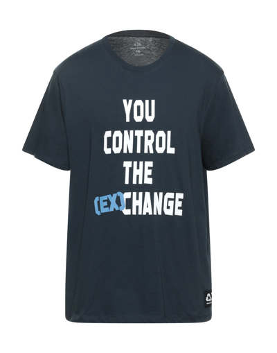 Armani Exchange T-shirts In Blue