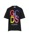 Gcds T-shirts In Black