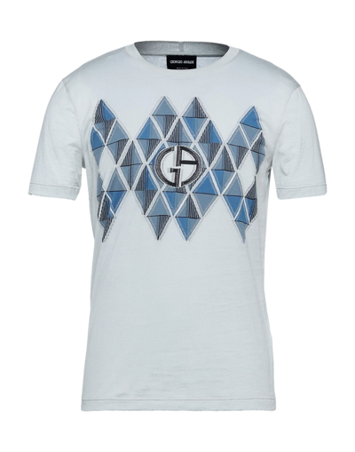 Giorgio Armani T-shirts In Grey