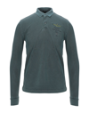 Aeronautica Militare Polo Shirts In Deep Jade