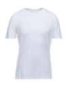 Majestic White Cotton Crew Neck T-shirt In White