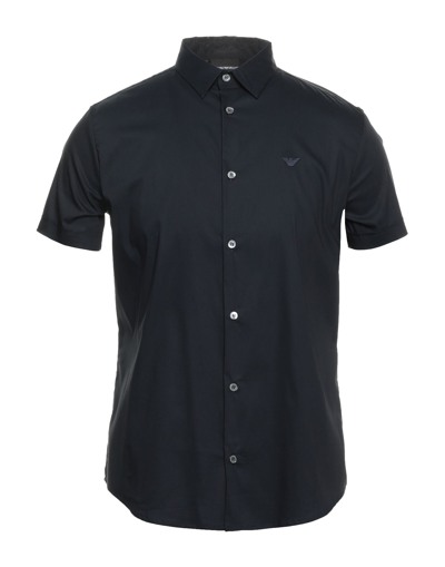 Emporio Armani Shirts In Blue