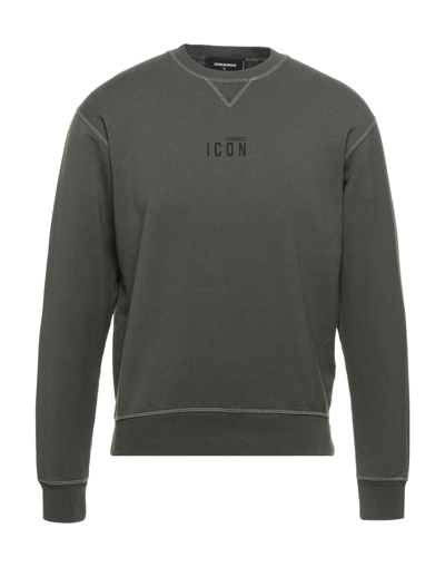 Dsquared2 Sweatshirts In Green