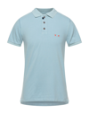 Project E Polo Shirts In Blue