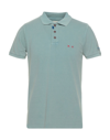 PROJECT E PROJECT E MAN POLO SHIRT SAGE GREEN SIZE M COTTON,12322917MQ 4