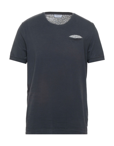 Heritage T-shirts In Slate Blue