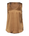 Brunello Cucinelli Tops In Camel