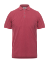 Alpha Studio Polo Shirts In Red