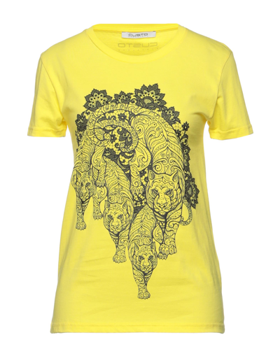 Custo Barcelona T-shirts In Yellow