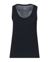 Majestic Tank Tops In Dark Blue