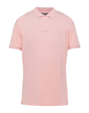 Jeckerson Polo Shirts In Light Pink