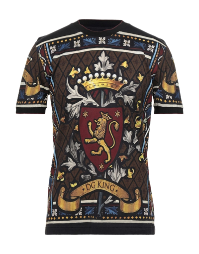 Dolce & Gabbana T-shirts In Black