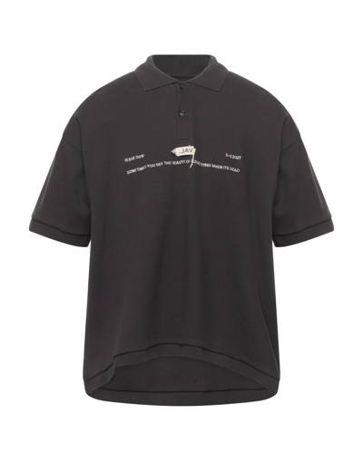 Val Kristopher Polo Shirts In Steel Grey