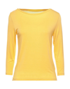 Majestic T-shirts In Yellow