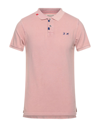 Project E Man Polo Shirt Light Pink Size S Cotton