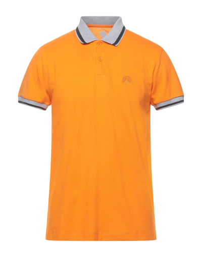 People Of Shibuya Polo Shirts In Orange